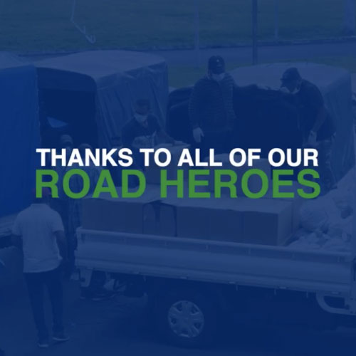 Thanks to all of our road heroes